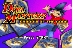 Duel Masters - Shadow of the Code Title Screen